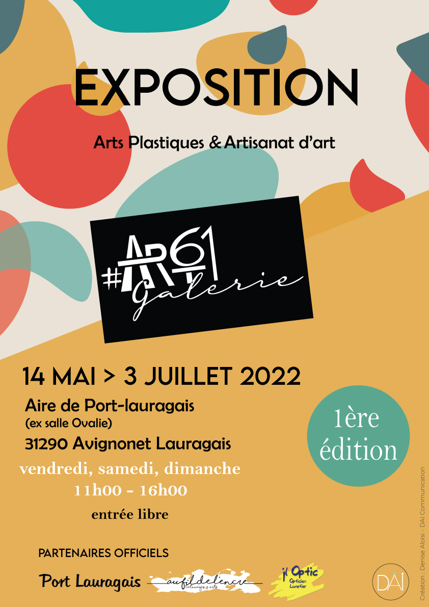 affiche expo 1ere edition galerie art 61